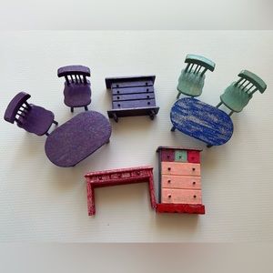 MultiCraft Wood doll house furniture